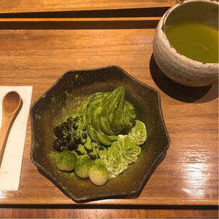 甘味トリビュート(冷やしぜんざい)(カフェ大阪茶会)