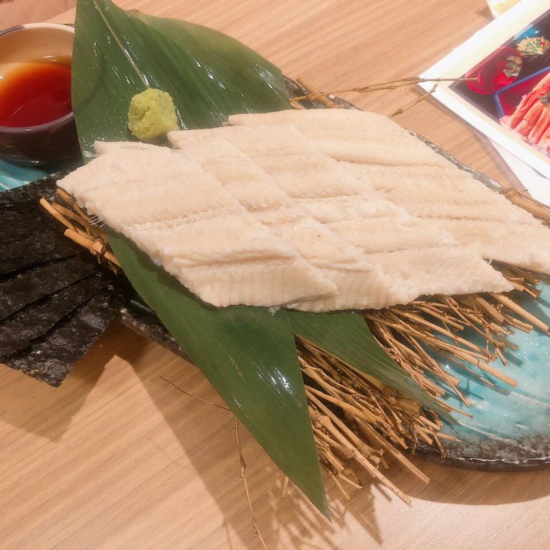 アナゴのトロ蒸し(あかし亭 魚の棚)