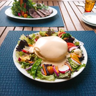 那須高原野菜と4種のチーズフォンデュ・パンケーキ(森のＶｏｉＶｏｉ)