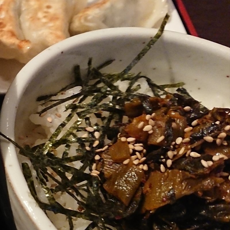 ミニ高菜ごはん(九州麺 本格餃子 清正ノースポート・モール店)