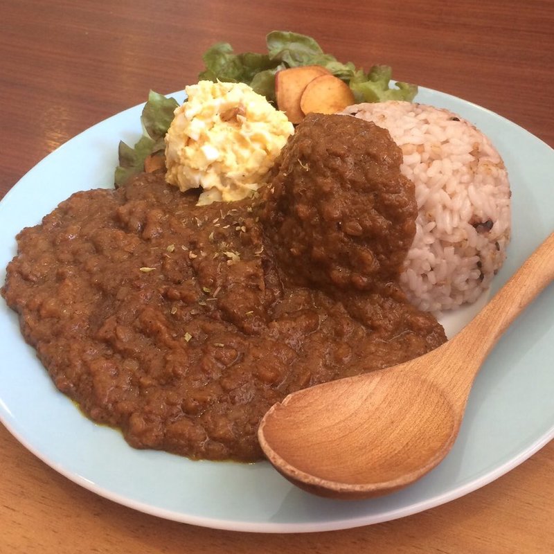 辛口キーマカレー(ダンポテトカフェ 戸越銀座店)