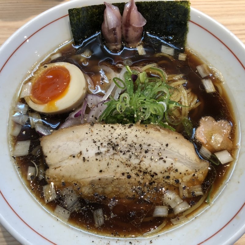 イカさんブラック(拉麺開花(らーめんかいほう))
