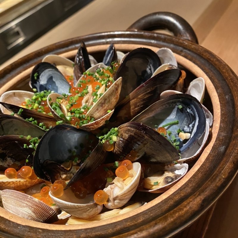 いくらと貝のごはん(食幹 六本木)