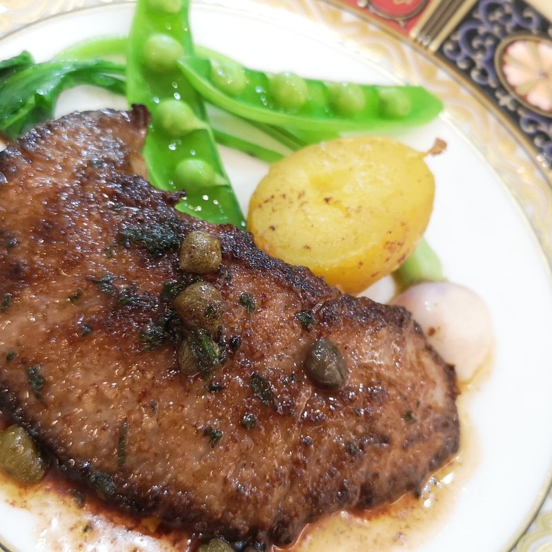 まぐろほほ肉のソテー(CUSINAもりなが)