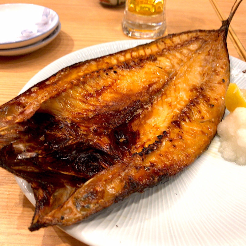 金華鯖一夜干し 一枚(うどん酒場 七右衛門 エスパル仙台店)
