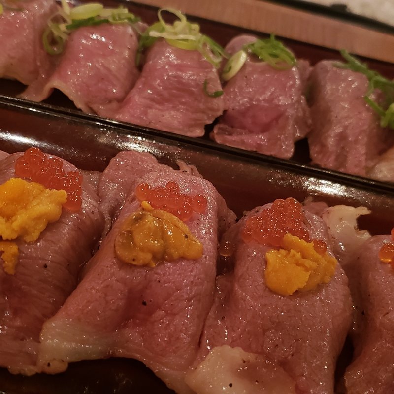 肉寿司(天王寺 肉炉端 ロバート )