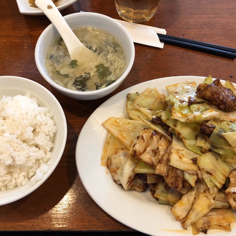 回鍋肉定食(一心酒家)