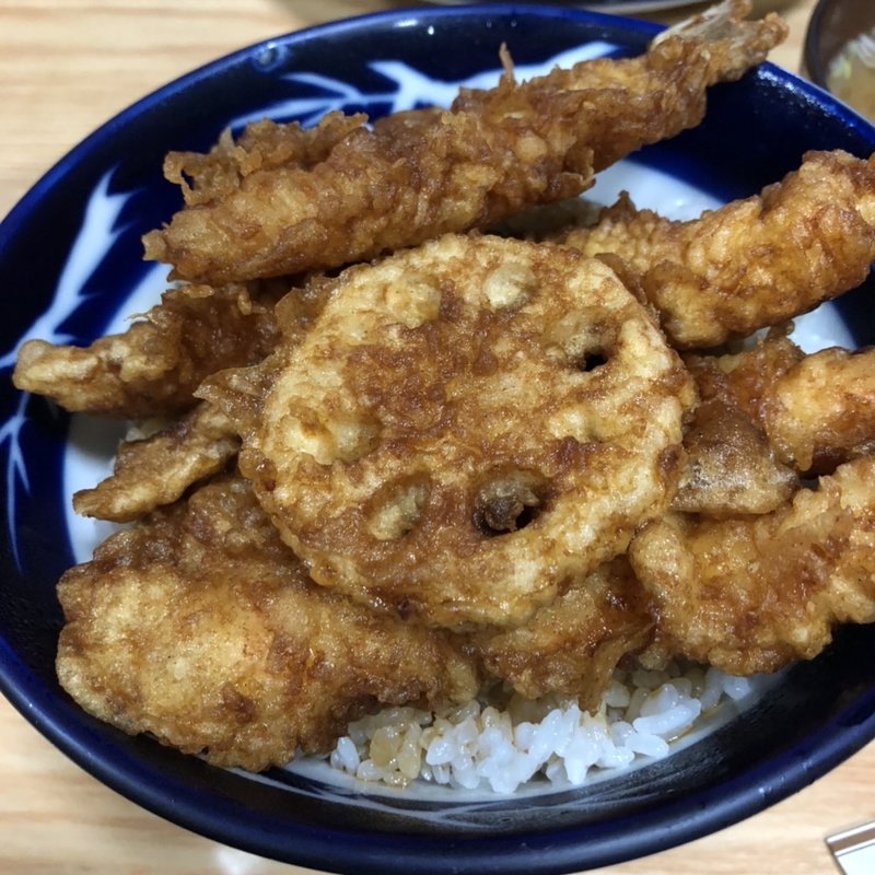 ミックス天丼(長寿)