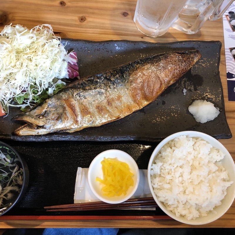 焼きサバ定食(さば料理専門店 SABAR 静岡熱海店)