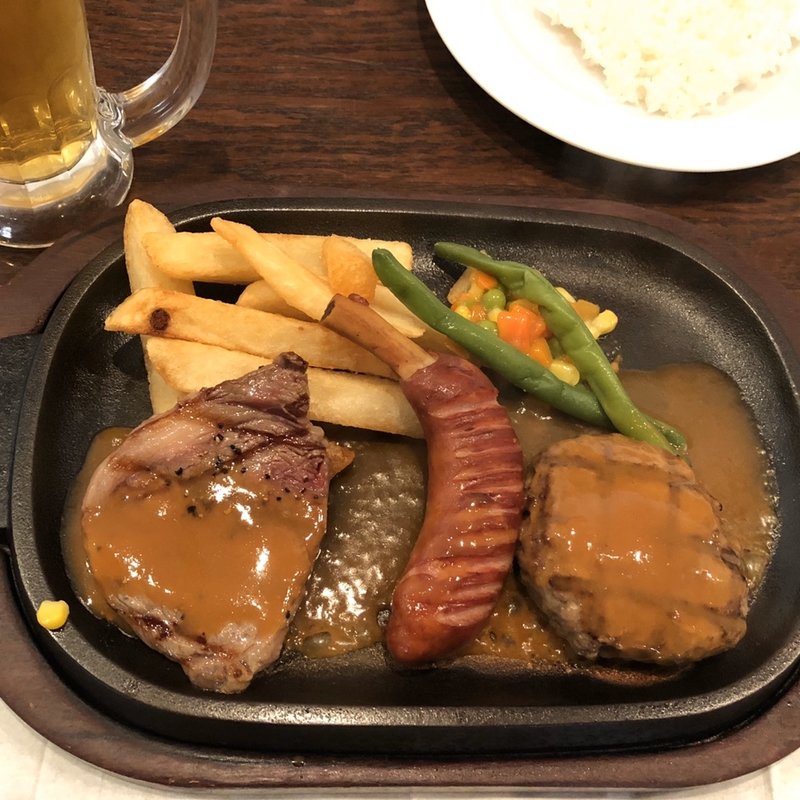 ミックスステーキ(アルカサール 川崎店)