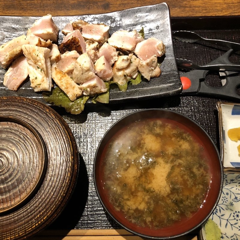 大山鶏さしみステーキ(越後屋)