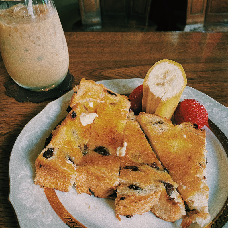 カフェオレ(モーニングトースト付き)(珈琲店　びぜんや)