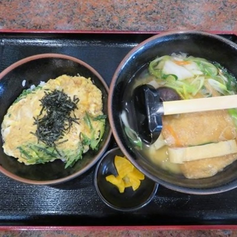 きつねほうとうセット(甲州麺 恵美須町店)