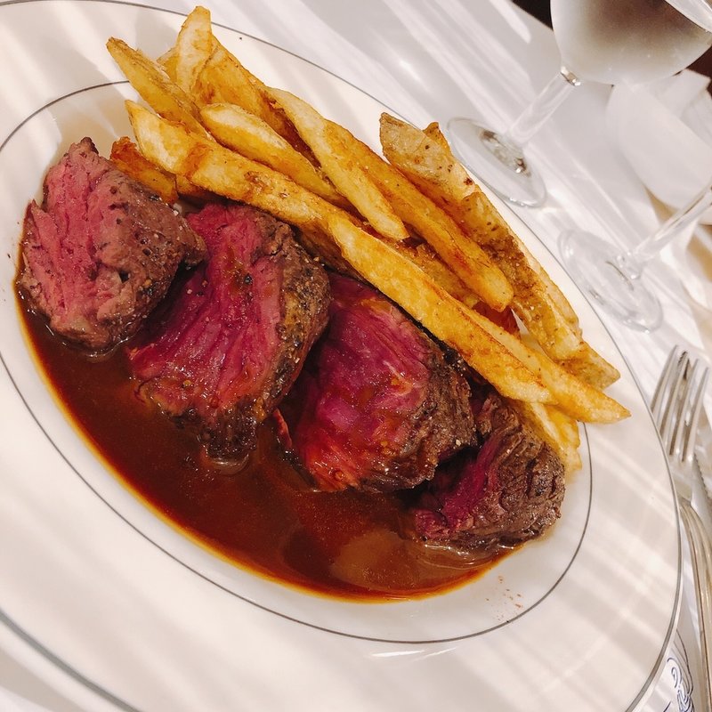 バヴェット(サガリ)ステーキセット(ビストロ クワバラ)