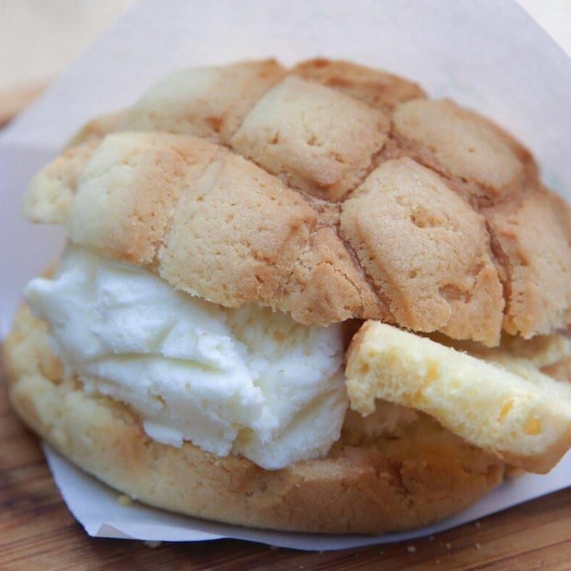 メロンパンアイス(バニラ)(世界で２番めにおいしい焼きたてメロンパンアイス 博多マルイ店)