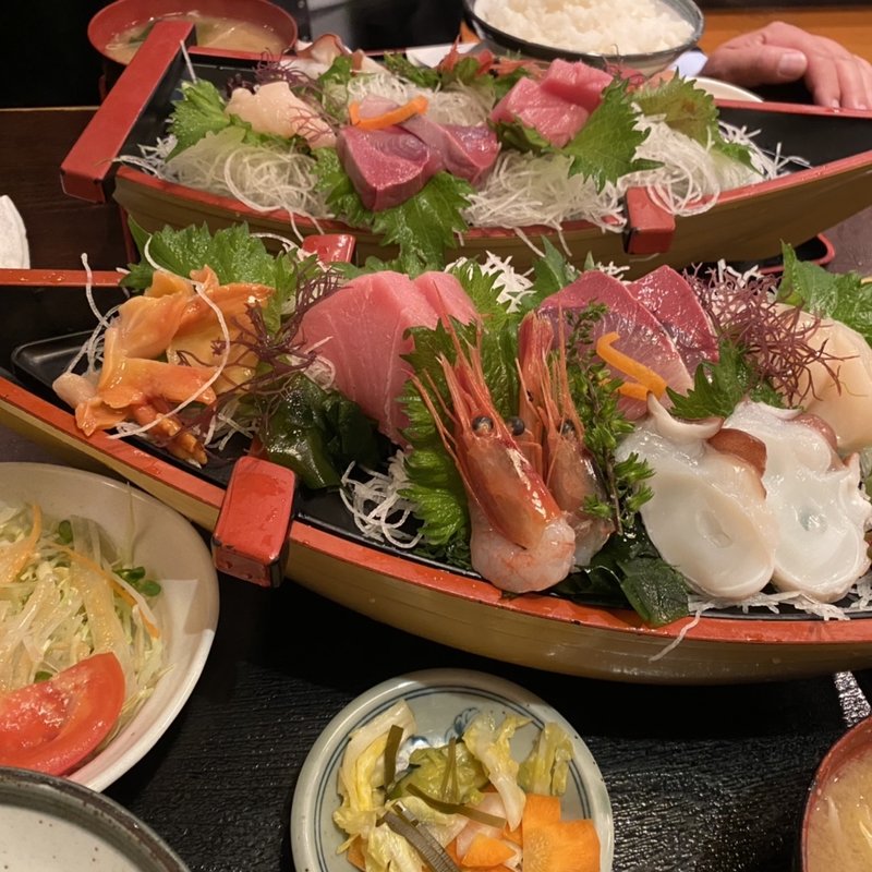 舟盛り定食(刺身屋新太郎 本店)