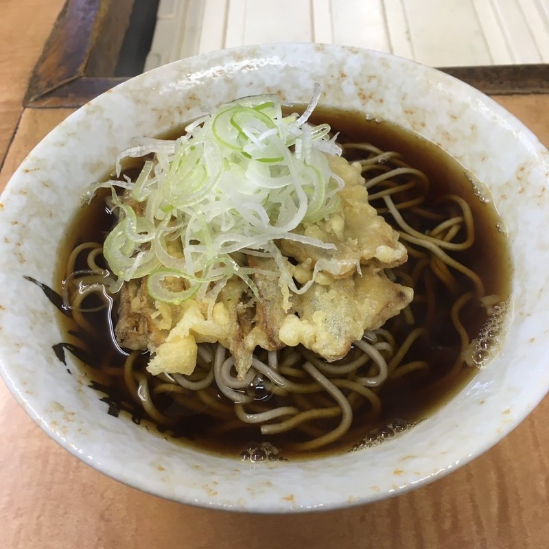 ごぼう天そば(川一 （かわいち）)