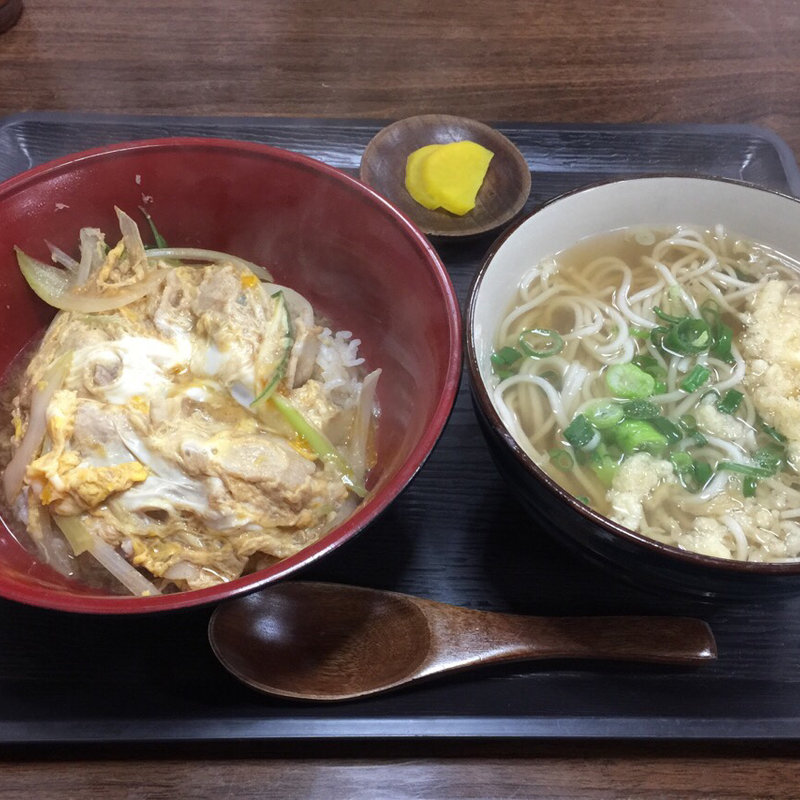 スタミナ丼セット(末広庵)