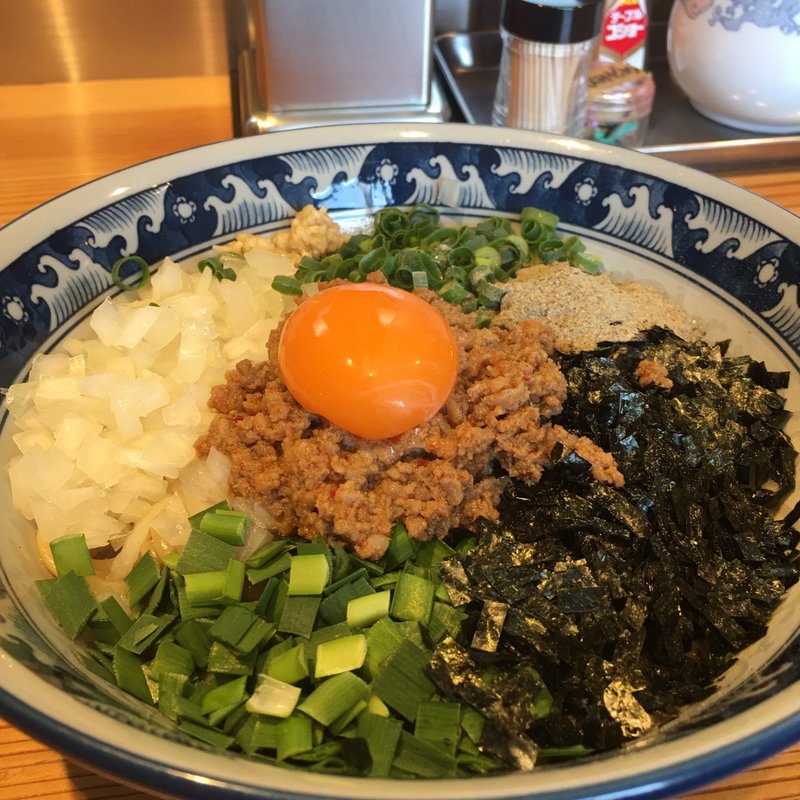 にぼし台湾まぜそば(こだわり麺工房 たご)