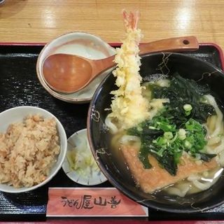 日替りセット(うどん屋 山善)