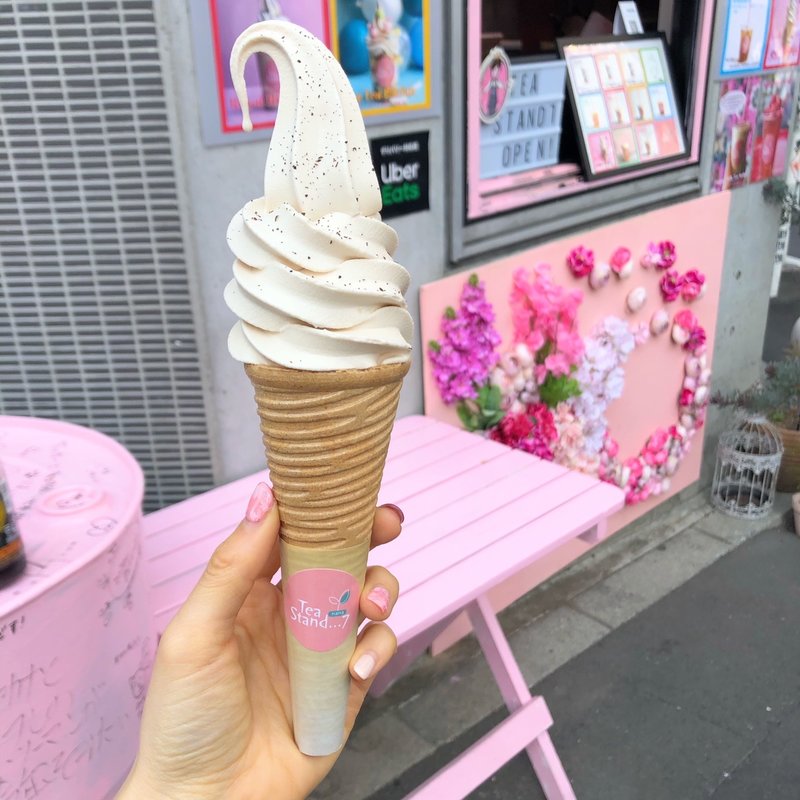 ロイヤルミルクティーソフトクリーム　Makoto(ティースタンド ナナ)