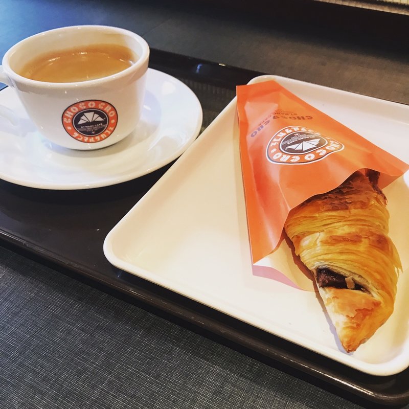 チョコクロ(サンマルクカフェ 御徒町南口店)