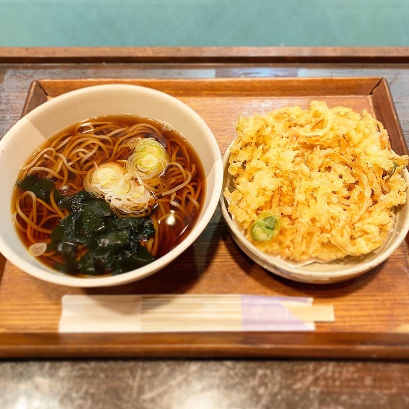 かけそば＋かき揚げ(せね家 )