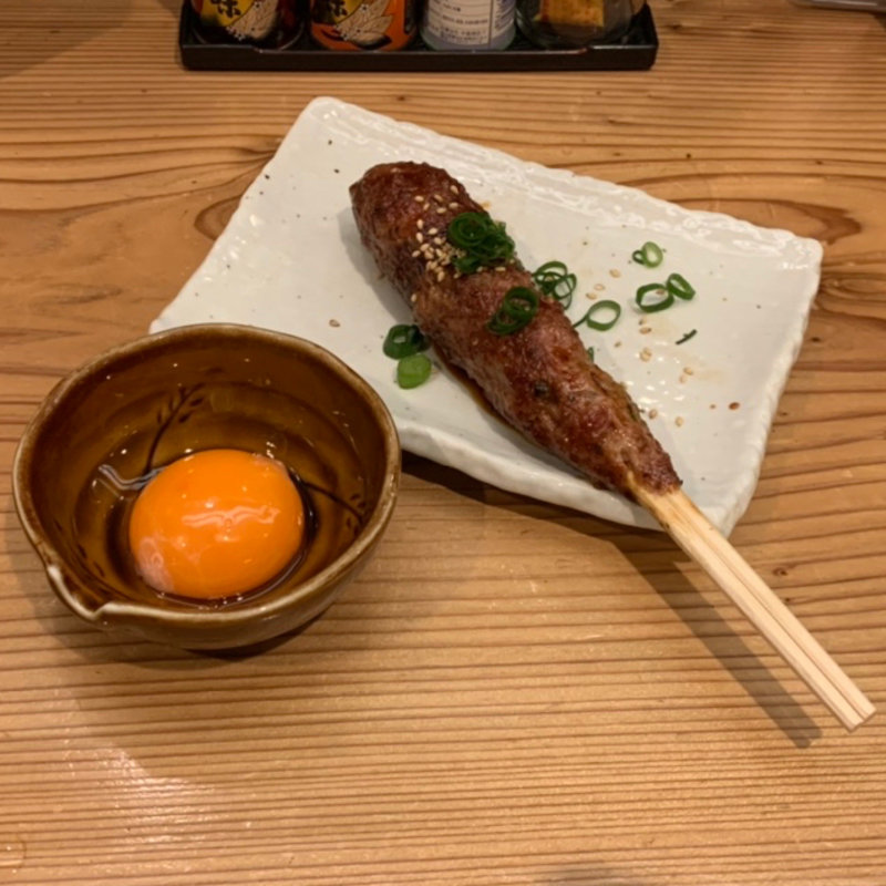 つくね　卵黄付(鶏寛 仙台店)