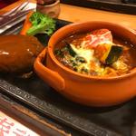 ハンバーグと焼き野菜カレー(炭焼きレストランさわやか 新静岡セノバ店 )