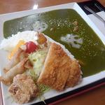 湯田ダムカレー(道の駅 錦秋湖 （ミチノエキ キンシュウコ）)