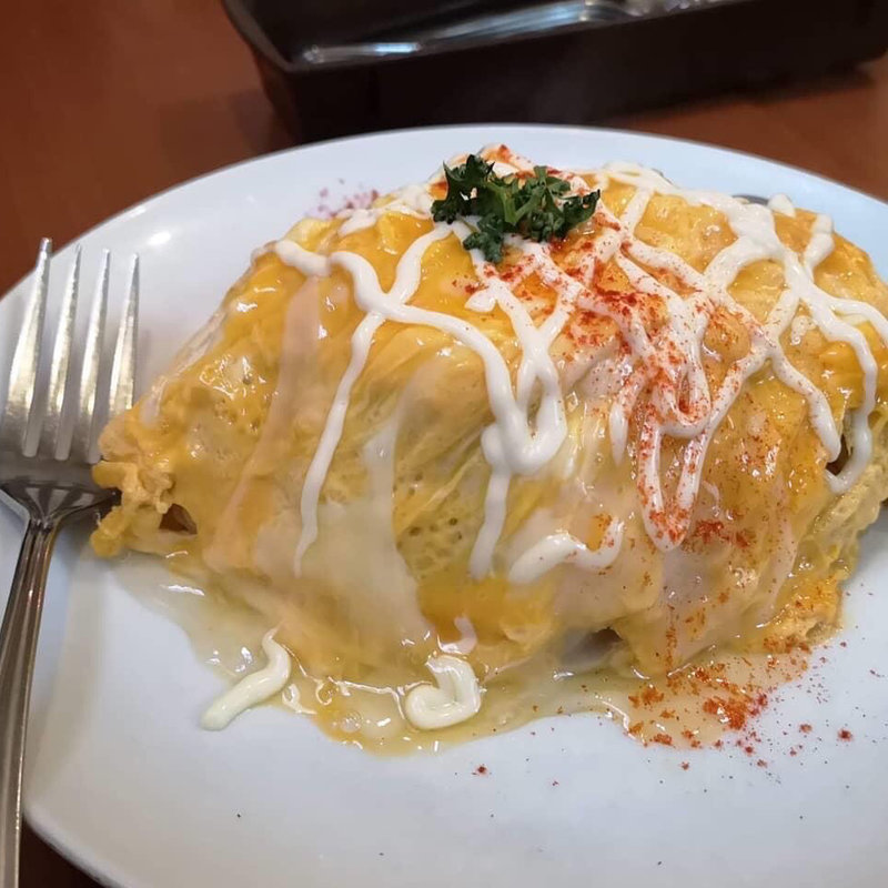 お醤油オムライス(めぐろ三ツ星食堂)