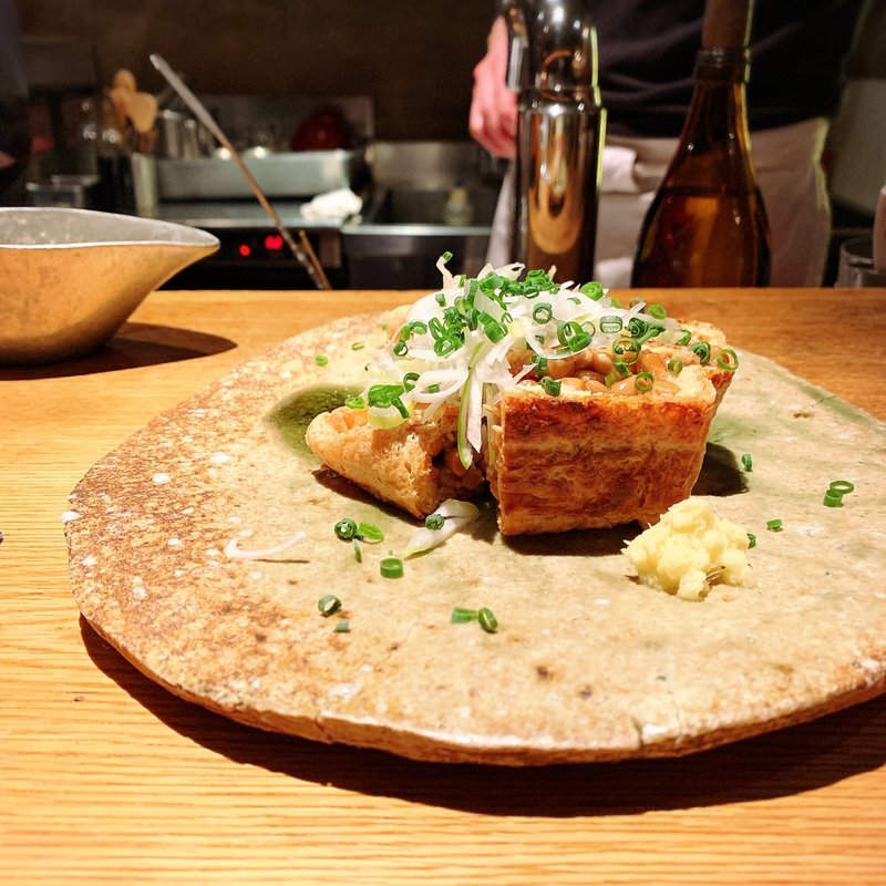 栃尾あげ納豆はさみ焼(高太郎 （こうたろう）)