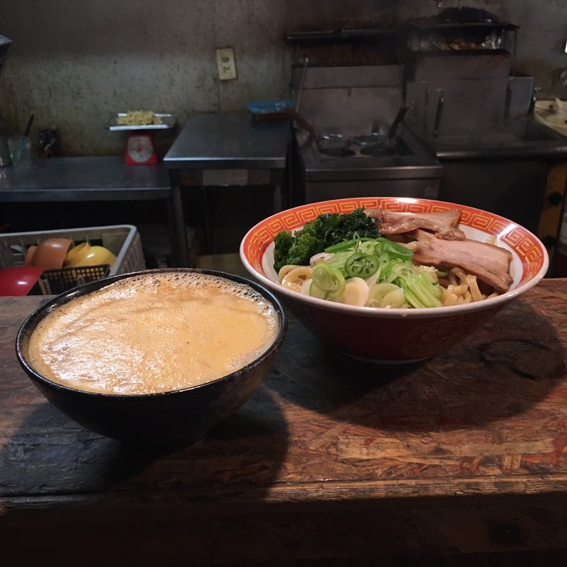 納豆つけ麺(男そば 連獅子 )