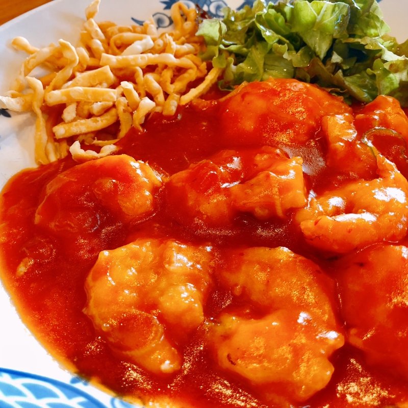 海老のチリソース(バーミヤン 川越駅東口店)