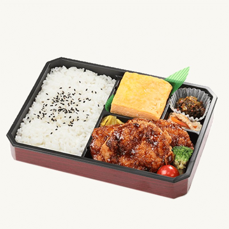 夢創鶏チキンカツと塚だま出し巻きのお弁当(塚⽥農場おべんとラボ)