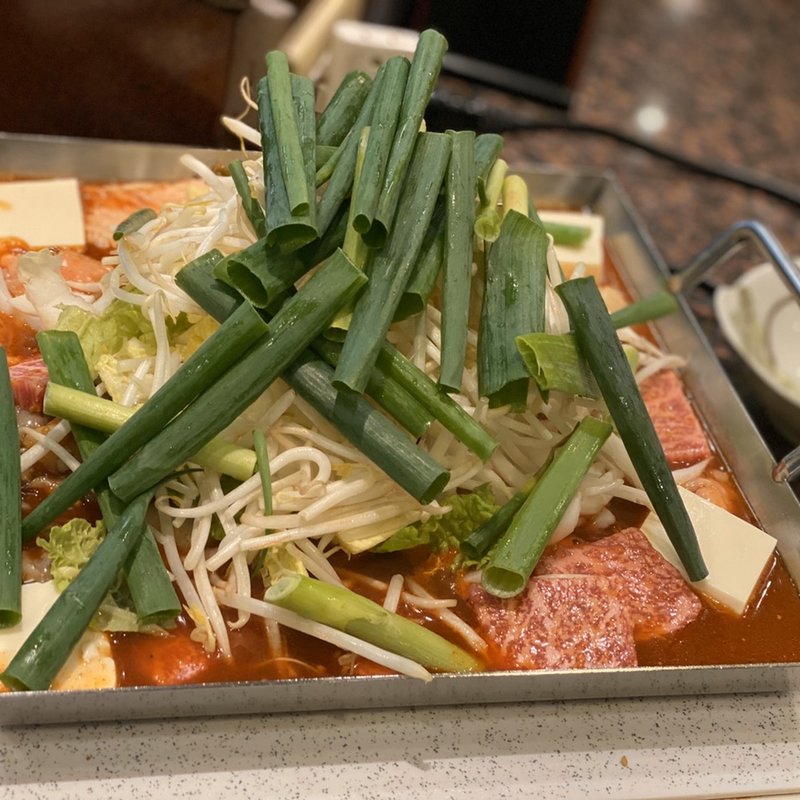 ちりとり鍋　おまかせ(鉄板焼きホルモンげんや)