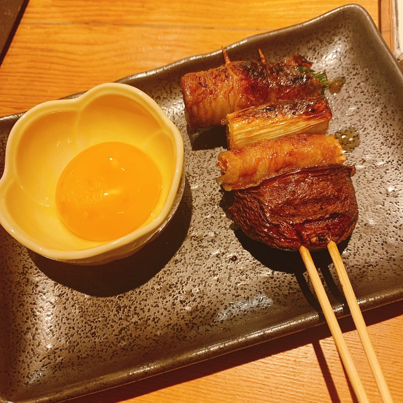 すき焼き串(炭焼き串とおばんざいの店 鳥けん 刈谷店)