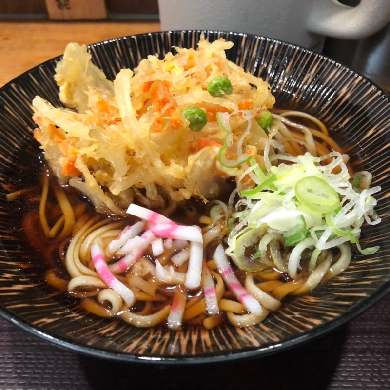 天ぷらそば(十割蕎麦 嵯峨谷 池袋店)