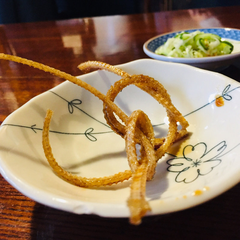 穴子の骨(土手の伊勢屋 （どてのいせや）)