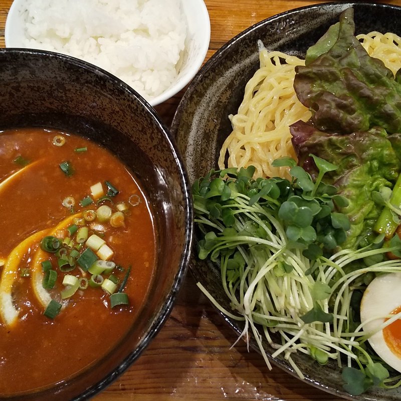 豚カレーつけ麺(麺飯食堂 なかじま)