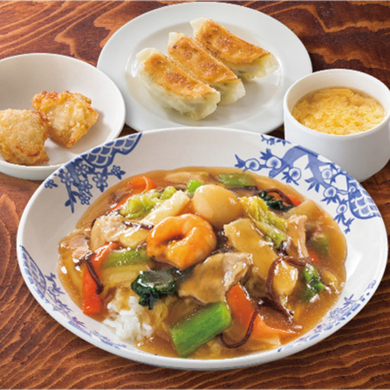 中華丼定食(バーミヤン 豊中緑丘店)