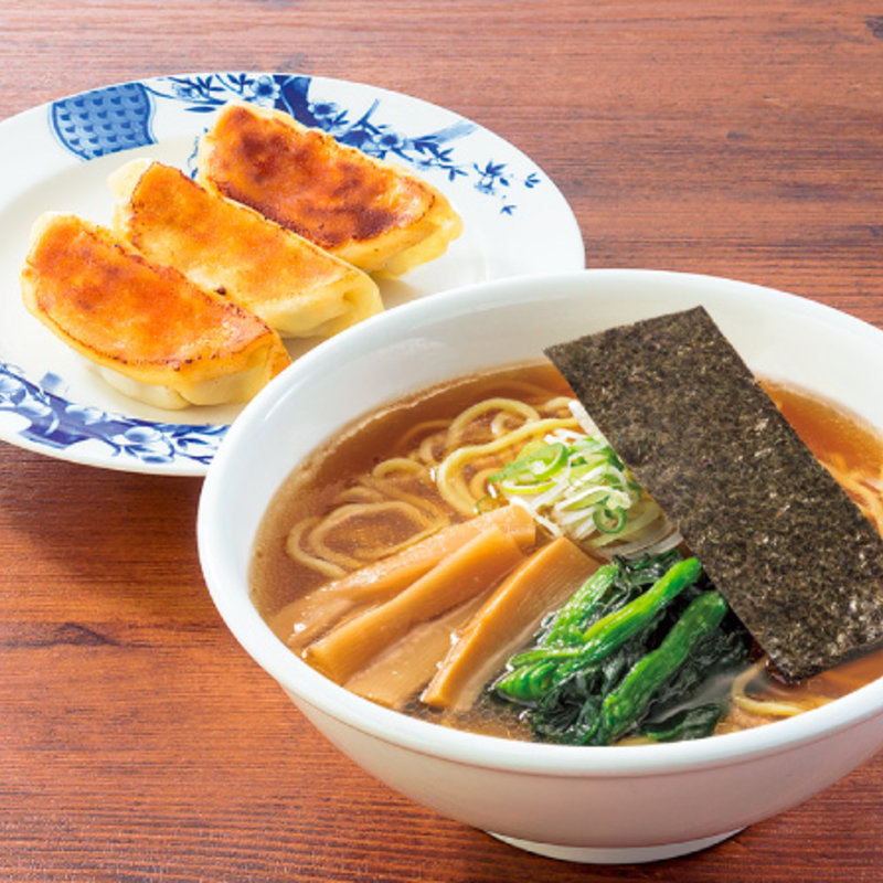 餃子・半ラーメンセット(バーミヤン 豊中緑丘店)