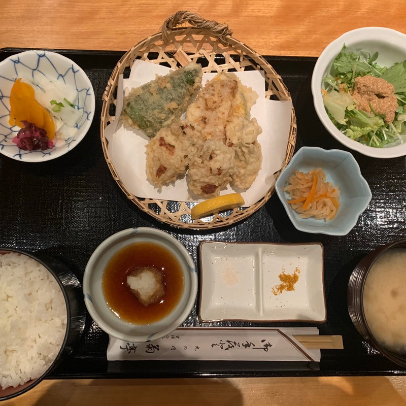 季節のメニュー(てんぷら 菊亭)