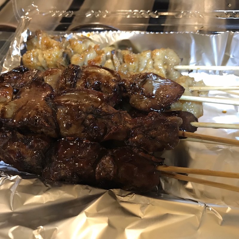 鶏肝&鶏皮(田中屋 )