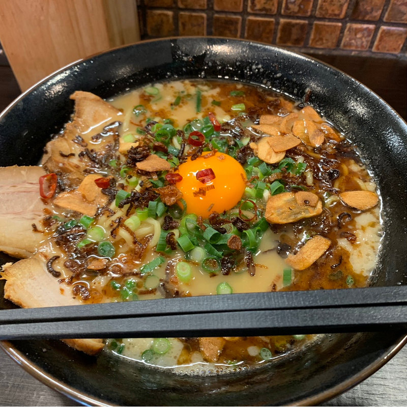 焦がしネギラーメン(千石自慢らーめん 西巣鴨店)