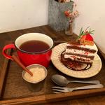 イチゴのショコラショートケーキ(カフェ ソロル)