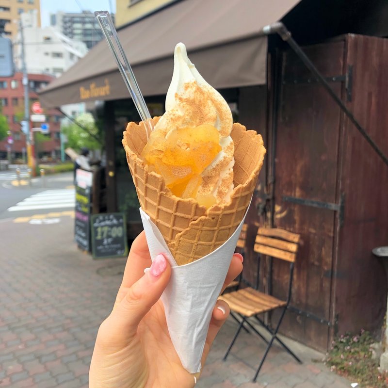 アップルジンジャーソフトクリーム(Rue Favart （リュファヴァー）)