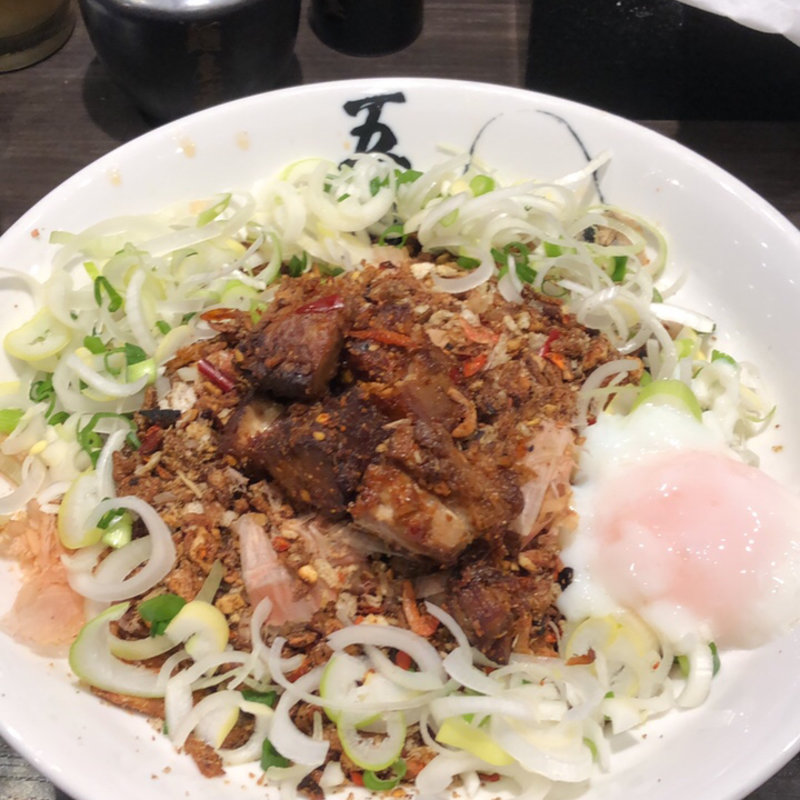 混ぜそば(麺屋武蔵 五輪洞)