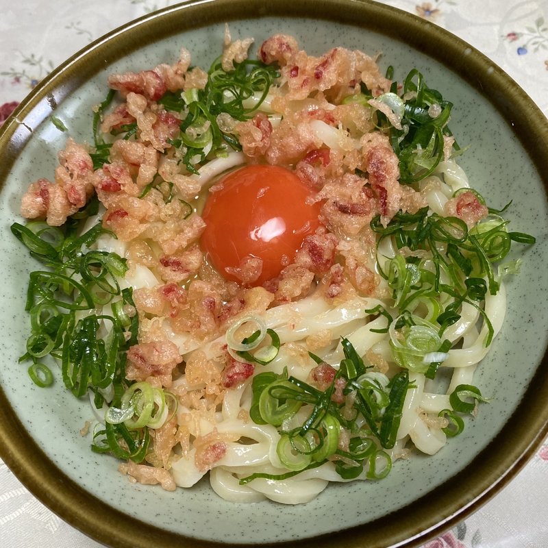 釜玉うどん(千舟屋(ちぶねや))