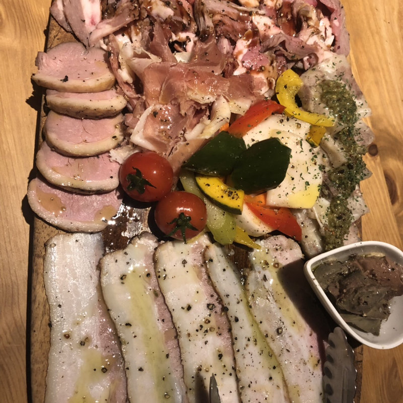 肉前菜盛り合わせ(Carne Rico Katete 虎ノ門店)